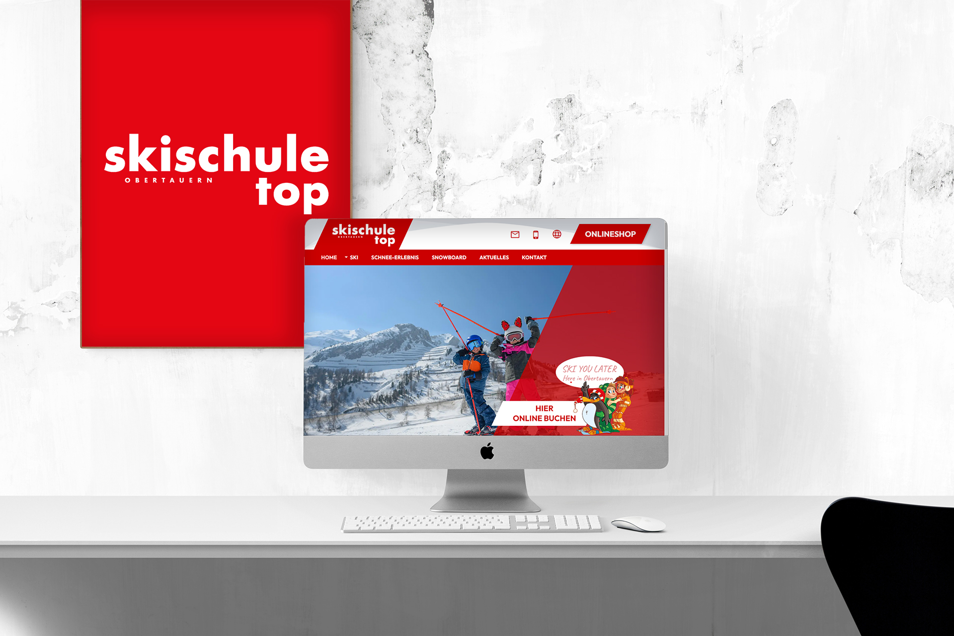 Projekt: Skischule Top - Doppelpack Werbeagentur